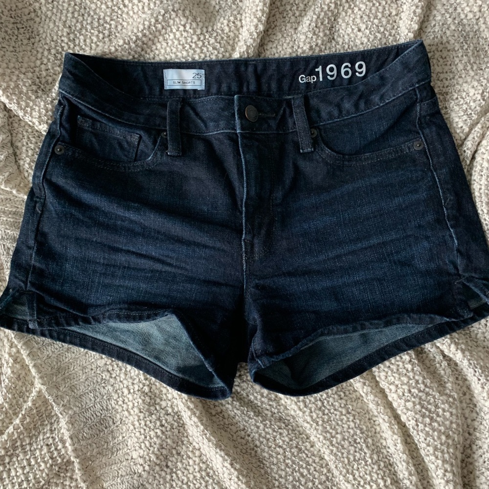 💕Gap Dark Denim Shorts 25💕